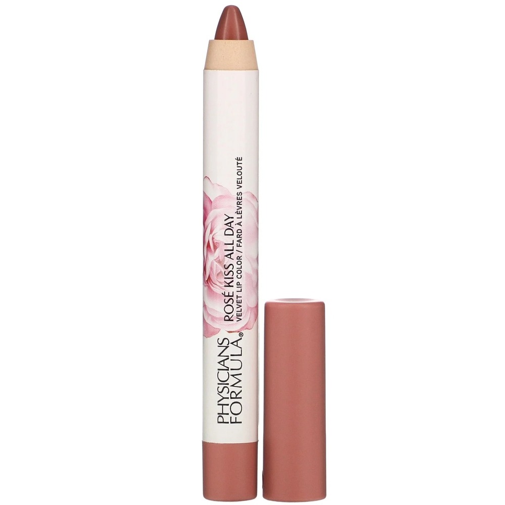 3X Physicians Formula Rose Kiss All Day Glossy Lip Color Lipstick Pillow Talk